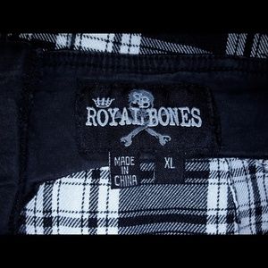 Royal Bones Skirts - Royal Bones Black and White Plaid Skirt Royal Bones Skirts - Royal Bones Black and White Plaid Skirt